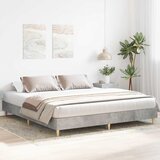  Okvir kreveta bez madraca 200x200 cm od konstruiranog drva Siva 200 x 200 cm | Shoptok.si