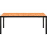  9-dijelni vrtni blagovaonski set crno-smeđi | shoptok.hr