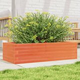  Vrtna sadilica voštano smeđa 90 x 40 x 23 cm masivna borovina | shoptok.hr