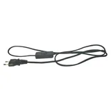 kabl priključni pvc 2×0,75mm sa prekidačem crni 3m s09273 ( 2561 )