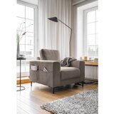 Miuform Smeđa fotelja od samta Lofty Lilly – | shoptok.hr
