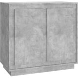  Komoda siva boja betona 80 x 34 x 75 cm od konstruiranog drva | shoptok.hr