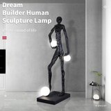 Immax 08805XL - Podna lampa SILUETTE 3xE27/60W/230V 185 cm Aura | Eponuda.com