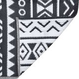 Vanjski tepih crni 120 x 180 cm PP | shoptok.hr