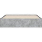  Okvir kreveta s ladicama siva boja betona 140x190 cm drveni | shoptok.hr