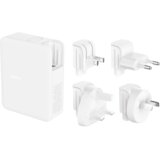 Belkin 140w 4-ports USB GaN Wall Charger with UK, EU, US plug tips, White | Eponuda.ba