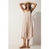 Happiness İstanbul Jumpsuit - Beige - Oversize