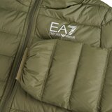 Ea7 Emporio Armani TRAIN CORE ID BOY DOWN LIGHT HOODED JACKE Kaki Slike