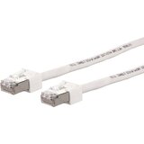 Metz Connect 13084V0588-E RJ45 omrežni kabel\, Patch kabel CAT 6 S/FTP 0.50 m bela zaščiten\, brez halogena\, visoko fleksibilno 1 kos, (20417709) | Shoptok.si
