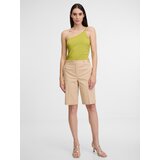 Orsay Light brown women's shorts - Women's Cene