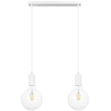 Zavesni luster na sajli MIROS 2xE27/60W/230V, beo | Eponuda.com