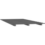  Posteljni okvir siv 90x190 cm trdna borovina, (20726786) | Shoptok.si