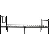  Za krevet crni metalni 140 x 200 cm | shoptok.hr