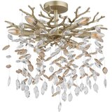 Globo 64138DG - Luster na štapu QUEENA 6xE14/40W/230V zlatna | Eponuda.com