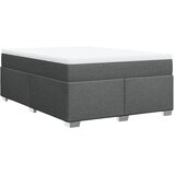  Krevet s oprugama i madracem tamnosivi 140x190 cm od tkanine | shoptok.hr