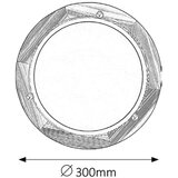 Rabalux fa ufo plafonjera D30 E27 60W nature opal | Eponuda.com