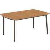  Vrtni stol 150 x 90 x 72 cm masivno bagremovo drvo i čelik Cijene