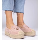 D/CEO marka niezdefiniowana Pink thick-soled espadrilles Elviola | Eponuda.ba