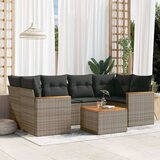  7-dijelni set vrtnih sofa sivi od poliratana | shoptok.hr