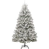  Umjetno božićno drvce Zelena i bijela 240 cm PVC i metal | shoptok.hr