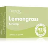 Friendly Soap Natural Soap Lemongrass & Hemp naravno milo 95 g