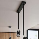  Sollux SL.1075 - Luster na šipci NORANO 2xGU10/40W/230V crna | Eponuda.com