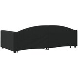  Dnevni krevet na razvlačenje s ladicama crni 100x200 cm tkanina | shoptok.hr