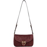 Pinko Torbe LOVE SATCHEL CLASSIC SUEDE 107655 A0F6 Kostanjeva Cene