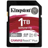 Kingston Memorijska kartica SDR2V6/1TB 1TB SDXC UHS-II 280R/150W U3 V60