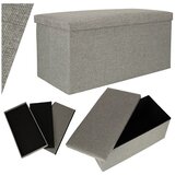  Sklopiva torbica s pretincem siva velika 76x38x38cm | shoptok.hr