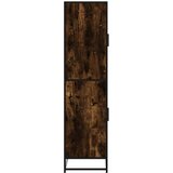 vidaXL Visoka ploča dimljeni hrast 68x35x139 cm izrađeno drvo | shoptok.hr