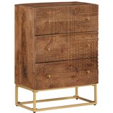 vidaXL Ladičar 55 x 30 x 76 cm od masivnog drva manga i željeza | shoptok.hr