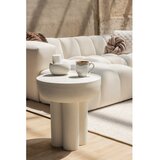 Bonami Selection Kremno bela žametna kotna sedežna garnitura (levi kot/z ležalnikom) Cube – | Shoptok.si