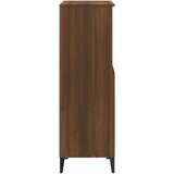  Visoka omara rjavi hrast 60x36x110 cm inženirski les, (20654808) | Shoptok.si