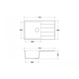 Sink Solution natura 40 plus | Shoptok.si