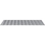 vidaXL Siva Aluminij 100 x 50 x 0.3 cm Nedrseče Stopnice Pravokotne | Shoptok.si