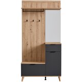 home24 PREDSOBA barve grafita, hrast artisan | Shoptok.si