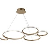  Ondaluce - prigušiva LED luster na sajli POIS LED/60W/230V zlatni | Eponuda.com