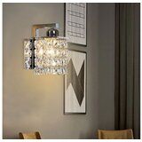 Toolight Zidna svjetiljka zidna svjetiljka metal kristal krom APP543-1W | shoptok.hr