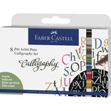 Faber-castell Kaligrafske olovke Faber-Castell Pitt / set od 8 komada (set za)