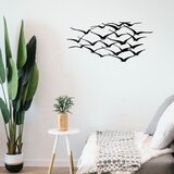  Zidna dekoracija Krdo ptica, 120x55 cm, 1,5 mm, Crna | Eponuda.ba