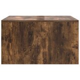  Stol za kavu s ladicama dimljeni hrast 70,5x70x40 cm | shoptok.hr