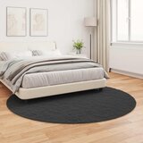  Protuklizni tepih od umjetnog zečjeg krzna OLITE Crna Ø 160 cm | shoptok.hr
