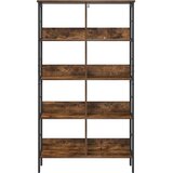  Polica Dimljeni hrast 82 x 32 x 144,5 cm Konstruirano drvo | Eponuda.com