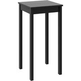 vidaXL Barska miza MDF črna 55x55x107 cm, (20711241) Cene