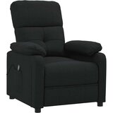  Masažna fotelja od tkanine crna - Crna 1 | shoptok.hr