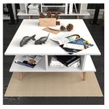 Woody Fashion Club sto Akya klub sto 89x44x89cm Bijeli | Eponuda.ba