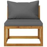  3057602 5 Piece Garden Lounge Set with Cushion Solid Acacia Wood (311854+311856) | shoptok.hr