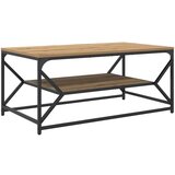  Stolić za kavu s policom artizan hrast 90x50x40 cm drvo | shoptok.hr