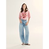 Reserved Barrel leg traperice - plava | shoptok.hr